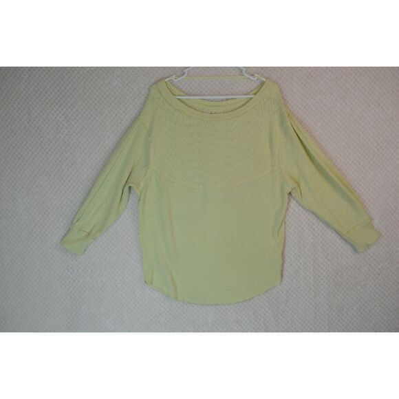 Free People We The Free Women's Medium Yellow Pullover Long Sleeve Tunic Top - Picture 1 of 15